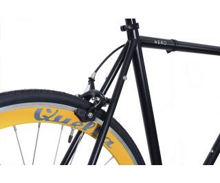 Quella Nero Fixie / Singlespeed Fahrrad - Gelb