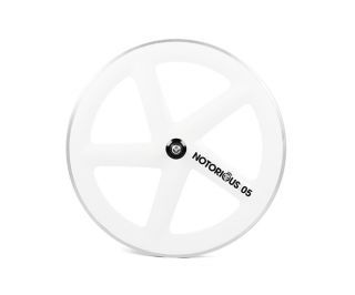 BLB Notorious 05 Five-Spoke Front Track Wheel – White