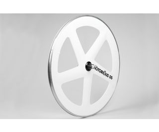 BLB Notorious 05 Five-Spoke Front Track Wheel – White