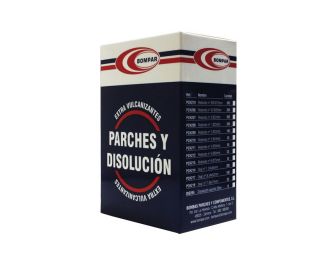 Parches Bompar 20 mm 200 Unidades Negro