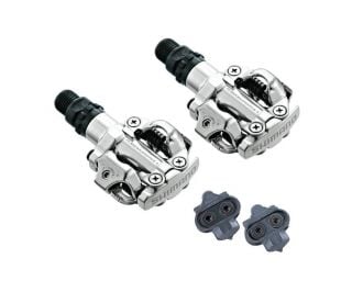 Pedales Shimano Deore PD-M520 Automáticos Plata