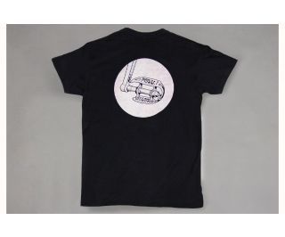 Escapada Cycling Pedal Hard Black T-shirt