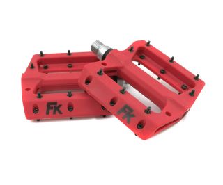 FK Nylon Platform Pedals - Red