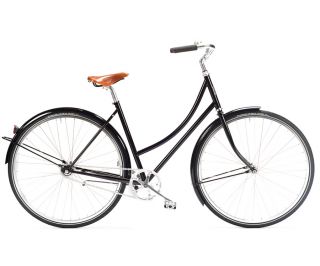 Vélo Urbain Classique Femme Pelago Brooklyn 7C Noir