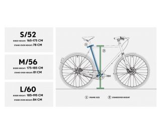 Bicicletta da città Pelago Hanko Commuter 8S Charcoal