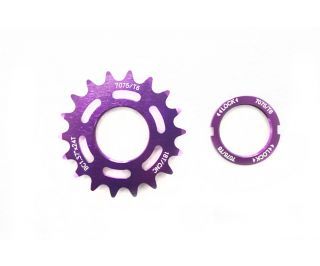 PoloandBike 18T Track Sprocket with Lockring - Purple