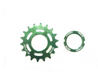 PoloandBike 18T Track Sprocket with Lockring - Green