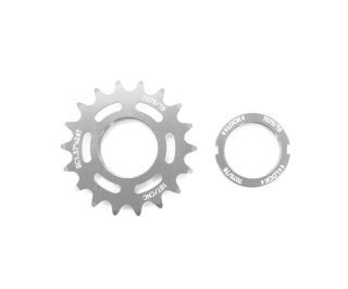 Fixed Sprocket 18t - Silver + Lockring