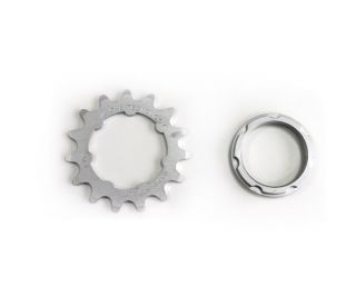 Miche Pista 15T Track Sprocket - Silver 