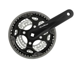 SunRace FCM300 Crankset 170mm 5-8V - Black