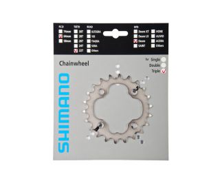 Shimano Deore M532 Chainring 9-speed 22T - Silver