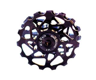 Eltin Derailleur Pulleys 15 teeth Ceramic - 2 Units - Black