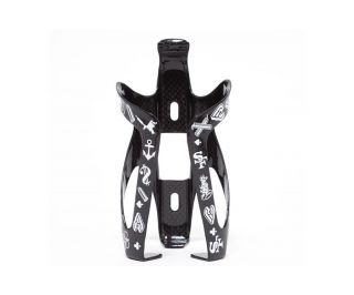 Cinelli Mike Giant Carbon Flaskeholder - Sort / Hvid