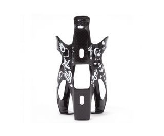 Cinelli Mike Giant Carbon Bottle Cage - Black/White