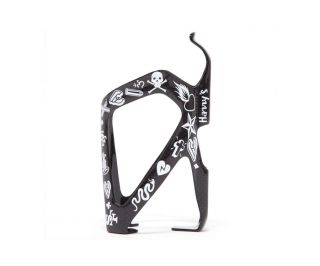 Cinelli Mike Giant Carbon Bottle Cage - Black/White