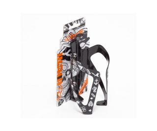 Cinelli Mike Giant Carbon Flaskeholder - Sort / Hvid