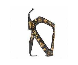 Cinelli Mike Giant Carbon Bottle Cage - Black/Gold