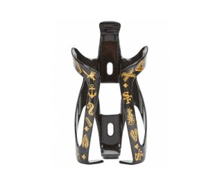 Cinelli Mike Giant Carbon Flaskeholder - Sort / Guld