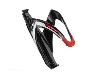 Elite Custom Race Bicycle Bottle Cage - Black/Red