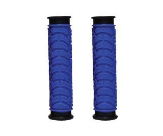 Puños OXC Dual Density MTB 127 mm Azules