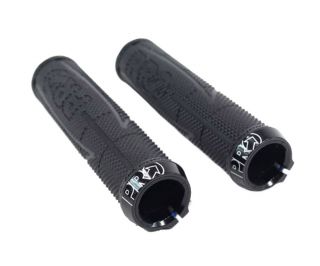 PRO Lock On Race 30 mm Handlebar Grips - Black