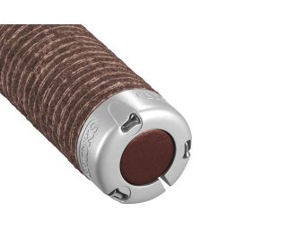 Brooks Leather Plump Handlebar Grips - Brown