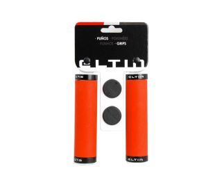 Eltin Silicon Touch Handlebar Grips - Red