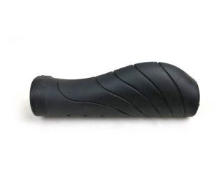 Endzone Ergonomic Double Density Handlebar Grips - Black