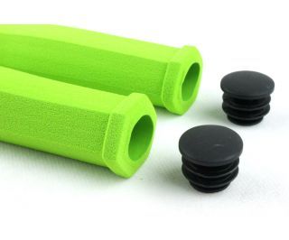 GES Foam Handlebar Grips - Green