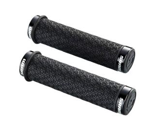 SRAM DH Silicone Lock-On Grips (Black)