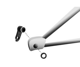 Union GH-247 Derailleur Hanger - Black