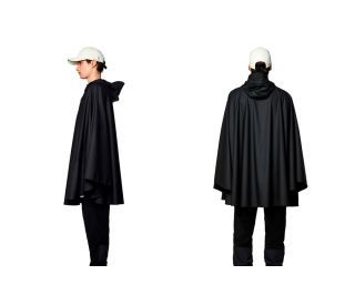 Rains Cape Poncho - sort