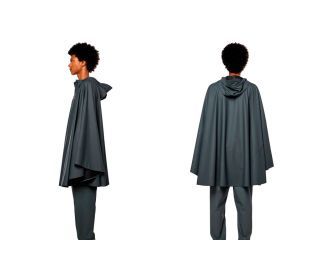 Rains Cape Poncho - Grijs