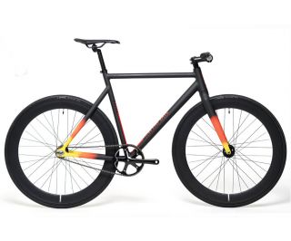 Santafixie Raval Fixie / Singlespeed Fahrrad - Black Sunset