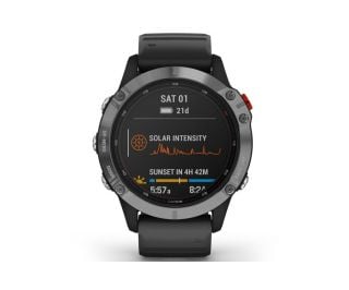 Garmin Fenix 6S GPS Sportuhr 47mm Solar - Schwarz