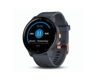 Garmin Vivoactive 3 Music Powder Blauw/Rose Goud Smartwatch