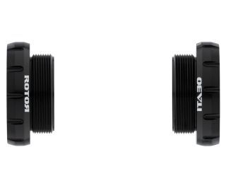 Rotor ITA30 Bottom Bracket Cups Steel - Black