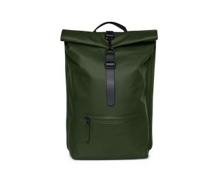 Rains Rolltop Rucksack - Grün