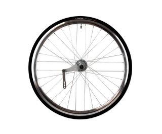 Santafixie 30mm Coaster Brake Rear Wheel Inner Tube Tire Silver