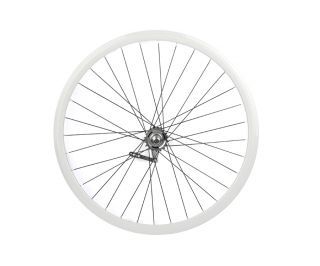 Coppia Ruote Contropedale Santafixie 30mm Bianco