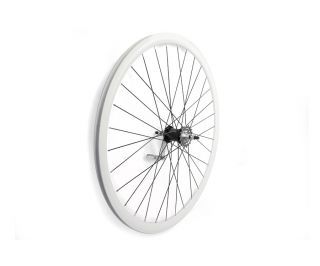 Coppia Ruote Contropedale Santafixie 30mm Bianco