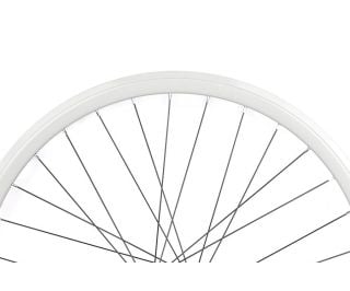 Coppia Ruote Contropedale Santafixie 30mm Bianco