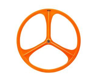 Rueda Delantera Fixie Teny Rim Tri Spoke Naranja