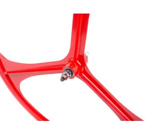 Teny Rim Tri Spoke Fixed Gear Voorwiel - Rood