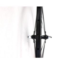 WIN18 Fixed Gear Voorwiel - Zwart CNC 