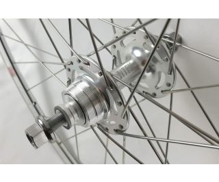 Halo Aerorage Fixie Wheelset - Silver