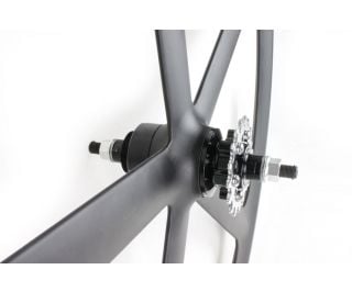 Roue Arrière Santafixie 5 bâtons Noir Mat