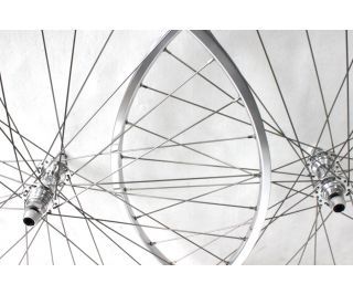 H plus Son TB 14 Fixie Wheelset - Silver