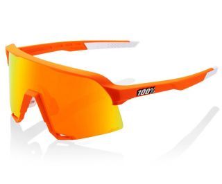 100% S3 Orange Glasses - Red Mirror Lens