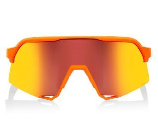 100% S3 Orange Glasses - Red Mirror Lens